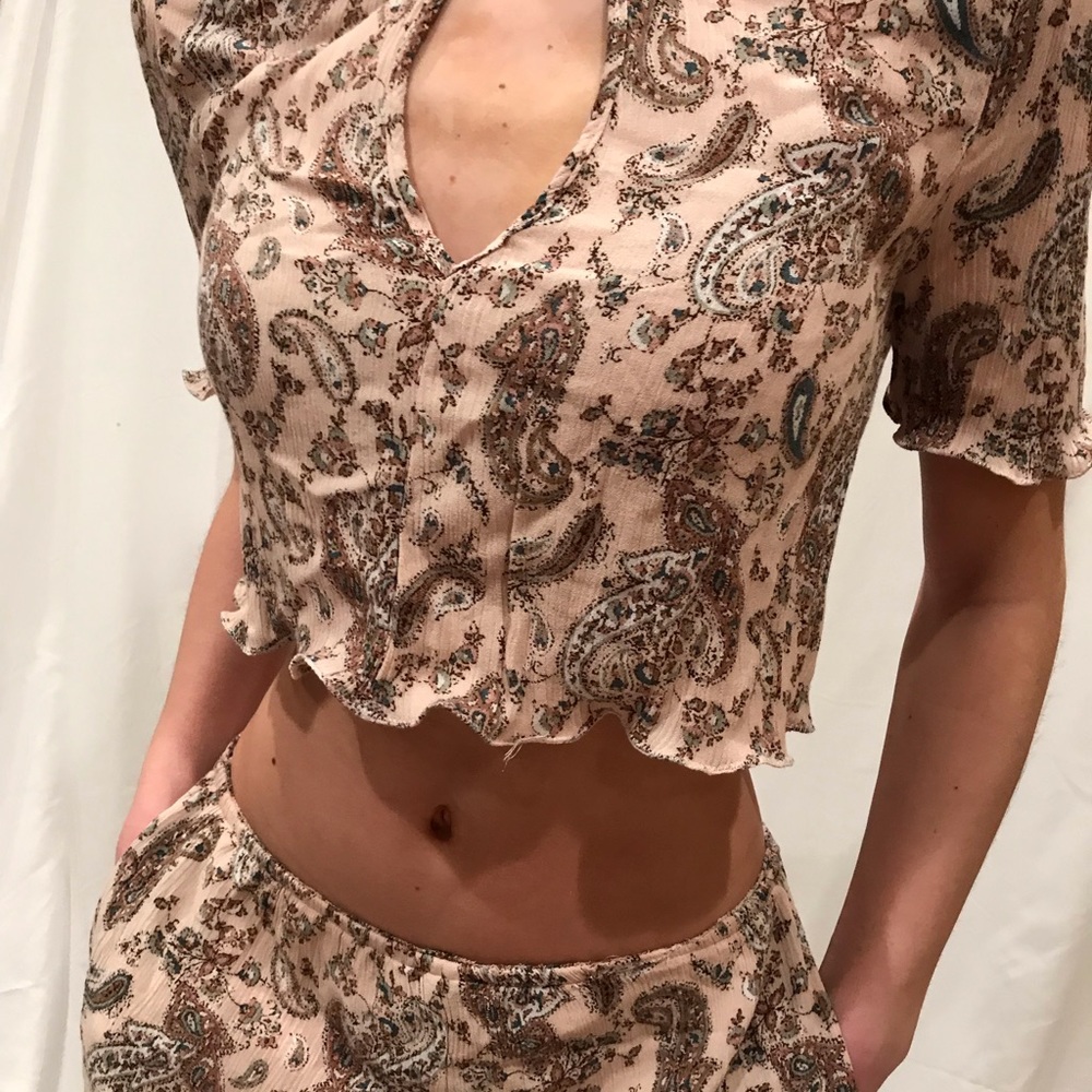 2 piece floral set